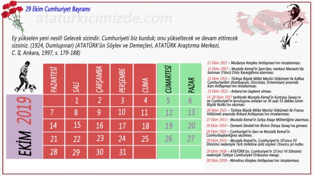 2019 Orta boy Atatürk takvimi 768x432